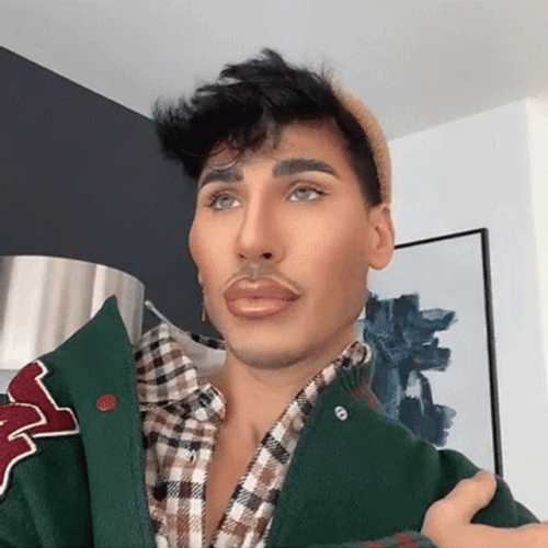 Classy Gay Relax And Deep Breathing GIF