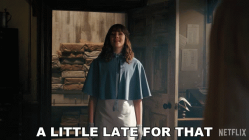 Claudia Jessie Too Late For That GIF