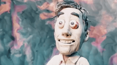 Claymation Candyman Devil Went Down To Georgia GIF