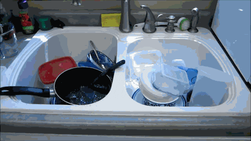 Cleaning Drill Doing Dishes GIF
