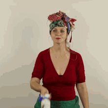 Cleaning Lady Getting Ready GIF
