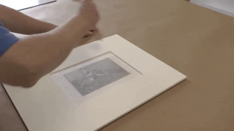Cleaning Museum Painting GIF