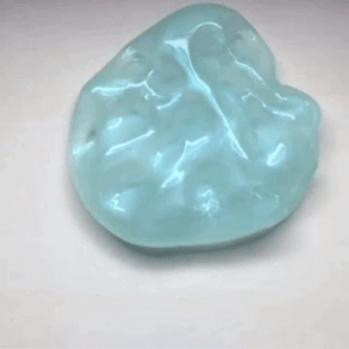 Clear Light Blue Slime GIF