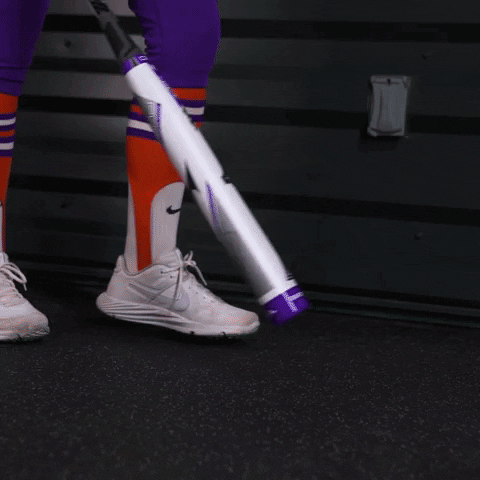 Clemson Baseball Bat GIF