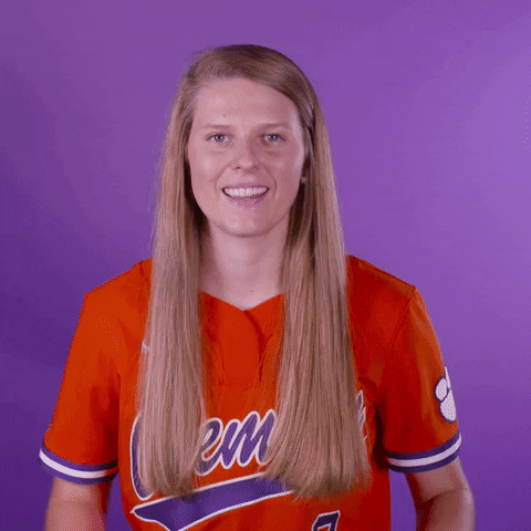Clemson Long Hair Player Thumbs Up GIF