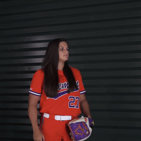 Clemson Player Catching Ball GIF