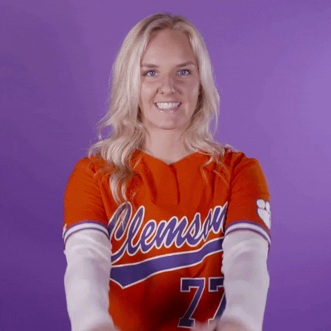 Clemson Player Woman Thumbs Up GIF