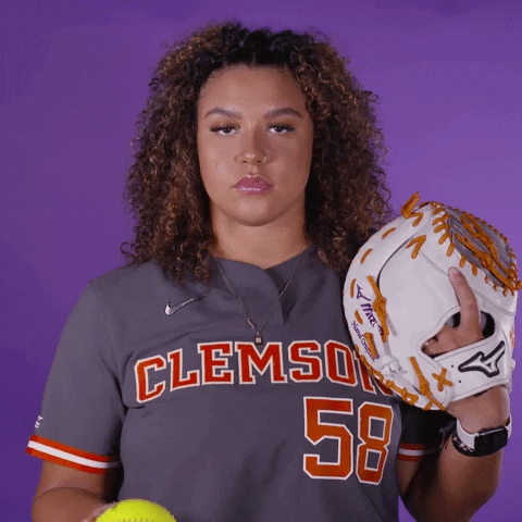 Clemson Playing Baseball Ball GIF