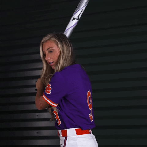 Clemson Strong Bat In Action GIF
