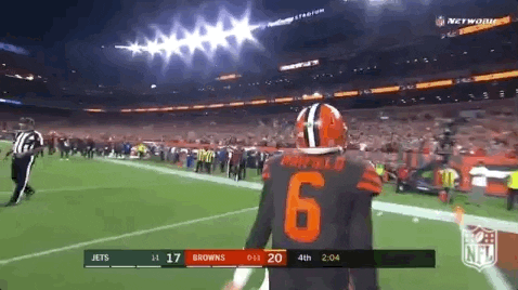 Cleveland Brown Noser Celebrate Wins GIF