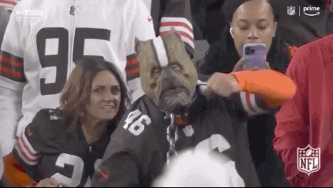 Cleveland Brown Noser Hype Train GIF