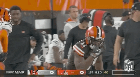 Cleveland Browns Donovan Peoples Jones Pointing Finger GIF