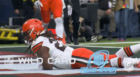 Cleveland Browns Kareem Hunt Crawling GIF