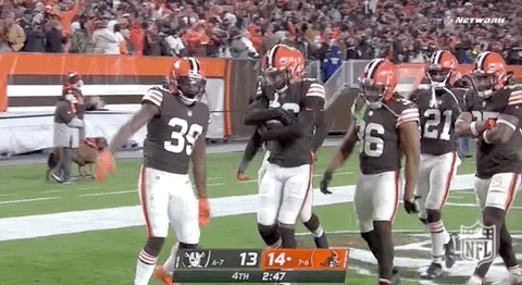 Cleveland Browns Players Assembling GIF