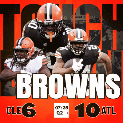 Cleveland Browns Poster Playing Cle6 And 10 Atl GIF