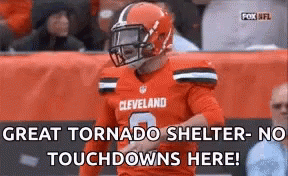 Cleveland Browns Poster Playing CLE6 And 10 ATL GIF