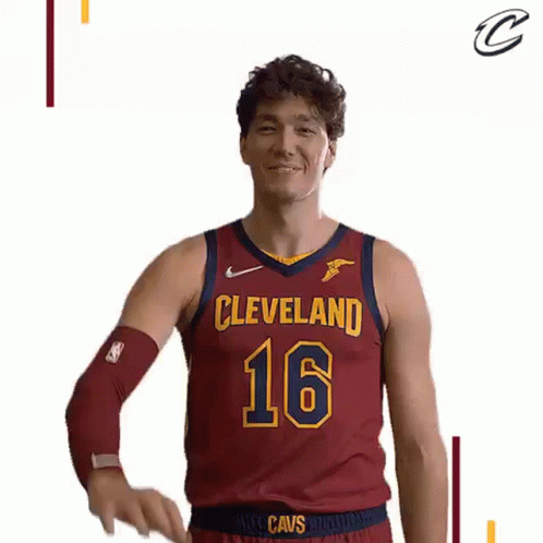 Cleveland Cavaliers Cedi Osman Waving GIF