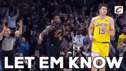 Cleveland Cavaliers Let Them Know GIF