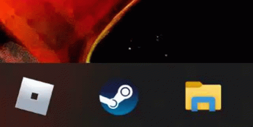 Clicking Steam Desktop Icon GIF