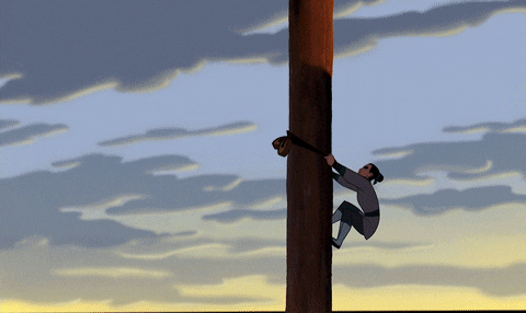 Climbing Mulan You Got This Woman GIF