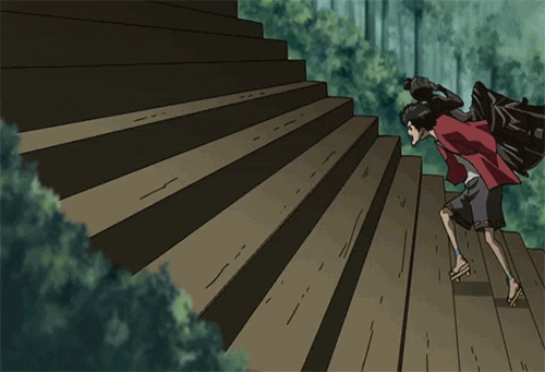 Climbing Samurai Champloo GIF