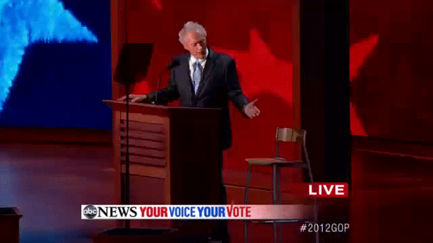 Clint Eastwood Grand Old Party 2012 GIF