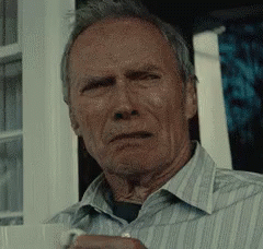 Clint Eastwood Grumpy Old Man GIF