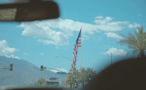 Clip Of American Flag Waving GIF