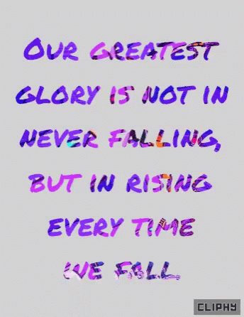 Cliphy Quote Rising Every Time We Fall