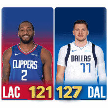 Clippers and Dallas Basketball Players