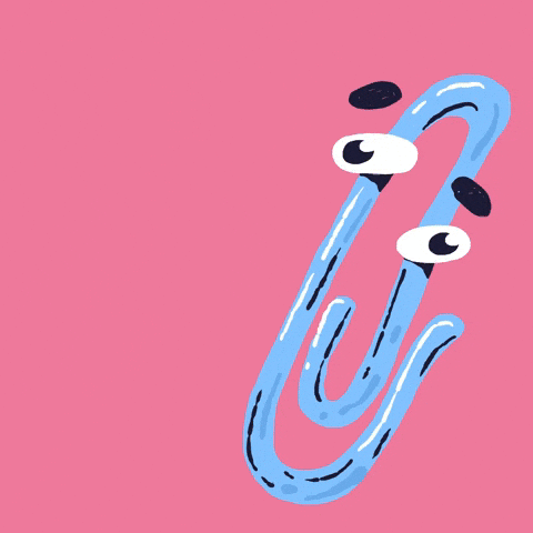 Clippy Cartoon Are You Ok GIF