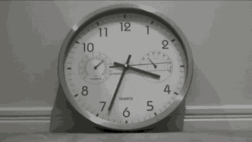 Clock Rotation Timelapse GIF