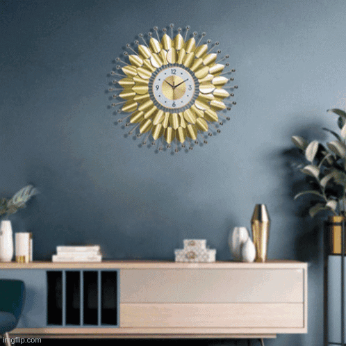 Clock Showing 12 and 6