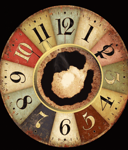 Clock with I in Center