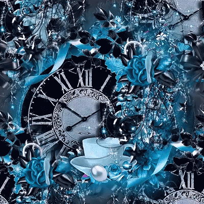 Clock With Roman Numerals GIF