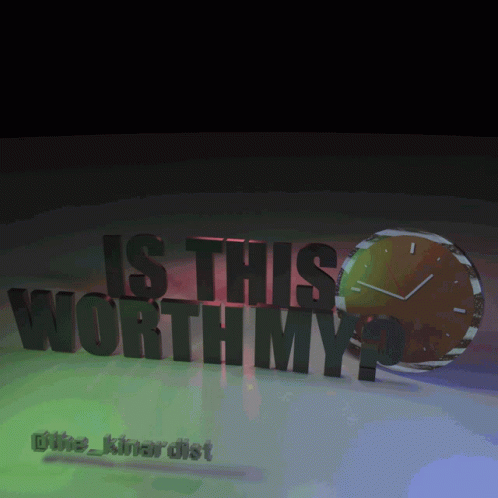 Clock With Text Is This Worth My