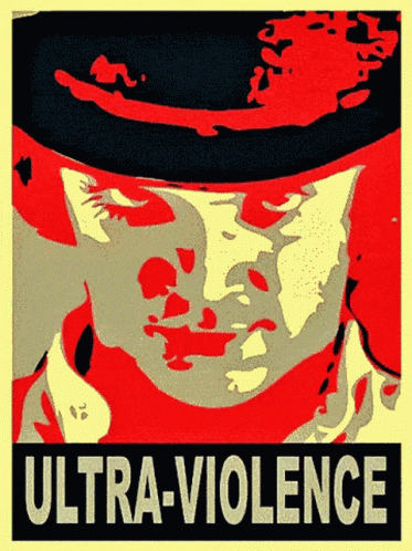 Clockwork Orange Alex Glaring Ultra Violence GIF