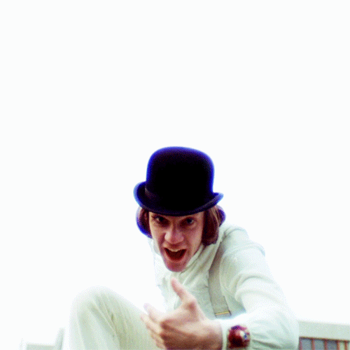 Clockwork Orange Alex Reaching Out Hands GIF