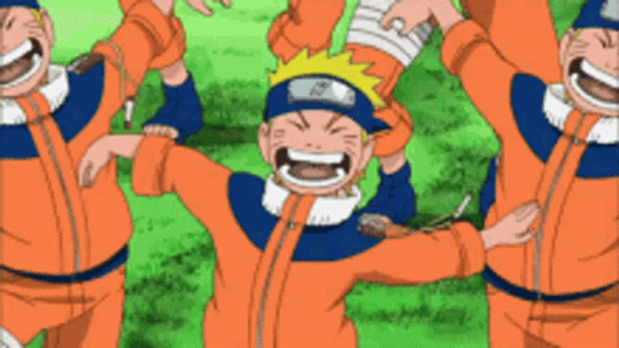 Clone Naruto Dancing Funny Anime GIF