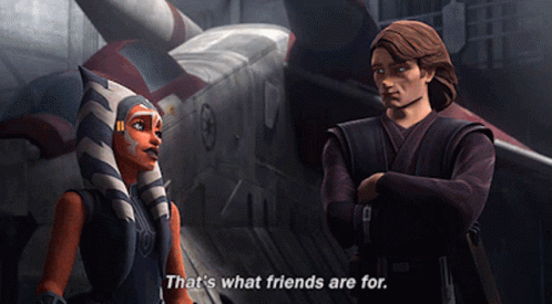 Clone Wars Ahsoka With Anakin GIF
