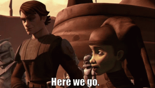 Clone Wars Anakin Ready To Fight GIF