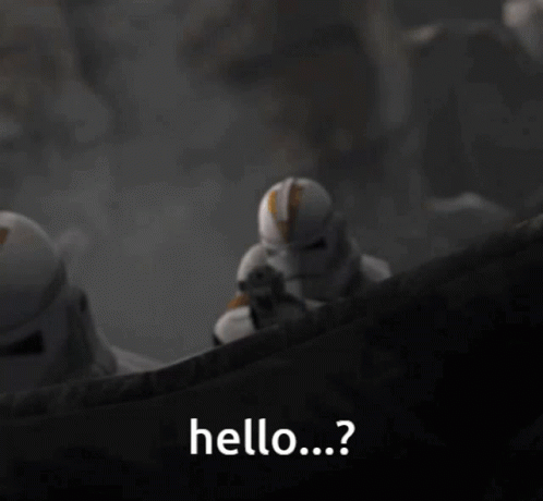 Clone Wars Saying Hello GIF