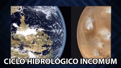 Close Comparison Of Earth And Mars GIF