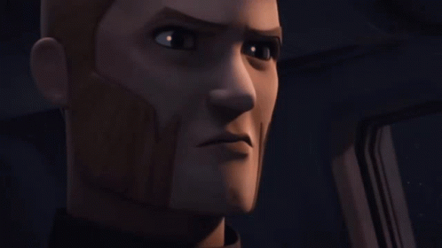 Close Up Angry Man Face