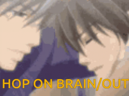 Close Up Anime Characters Hop on Brain/Out