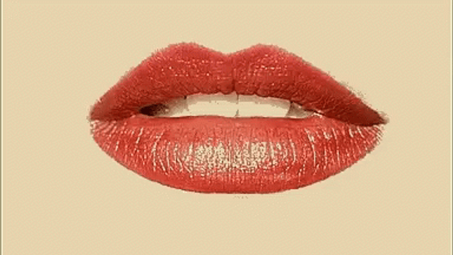 Close Up Biting Lip Image Compilation  GIF