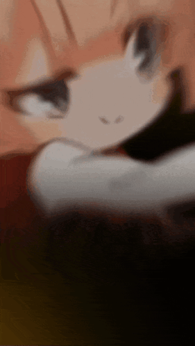 Close Up Cartoon Character Face Blurred Background GIF