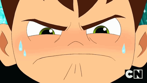 Close Up Cartoon Character Face CN