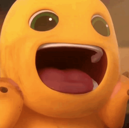 Close Up Cartoon Character Mouth Open GIF