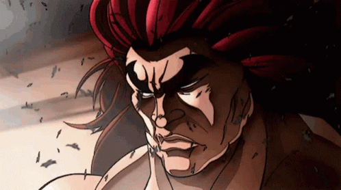 Close Up Cartoon Character With Red Hair and Beard
